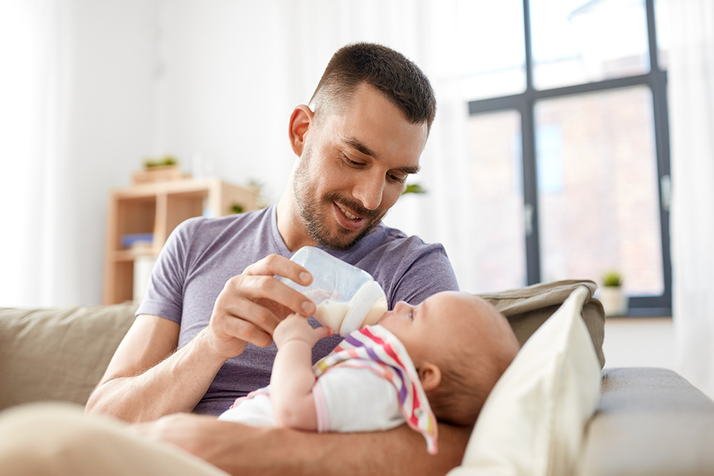 Dad Bottle Feeding