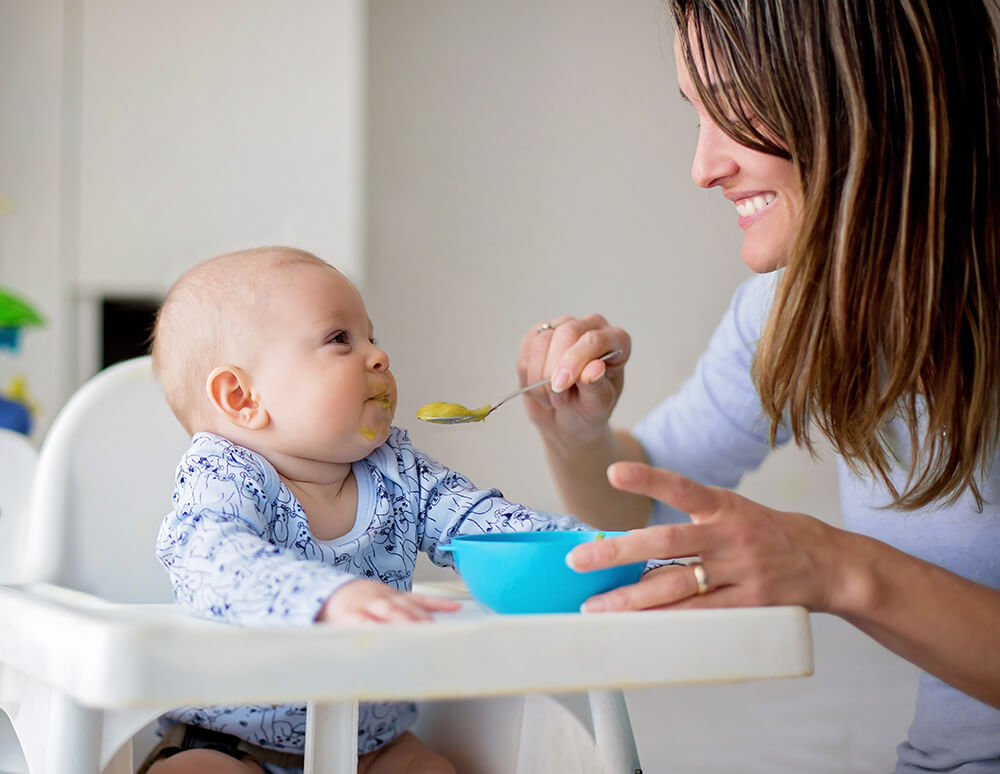 Mom Feeding Baby